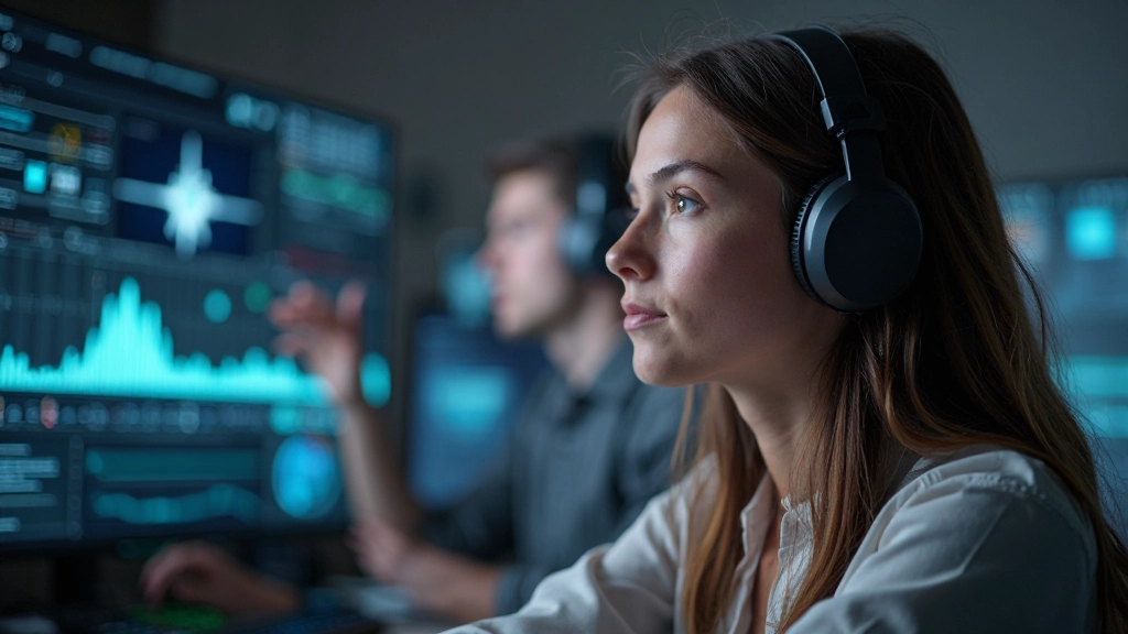 Interactieve uitspraaktraining sessie met moderne technologie